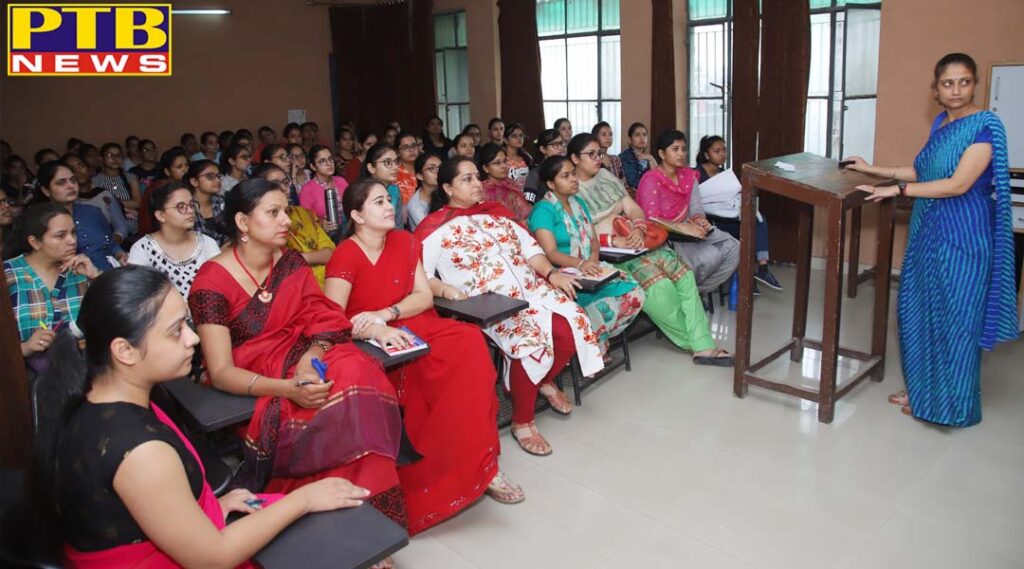 News of celebrating Income Tax Day at SD College for Women Jalandhar