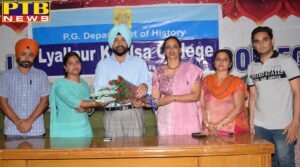 Organizing a program on 79th martyrdom day of S. Udham Singh Ji at Lyallpur Khalasala College