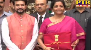 Budget 2019: FM Nirmala Sitharaman keeping budget documents in four fold red cloth instead of a briefcase