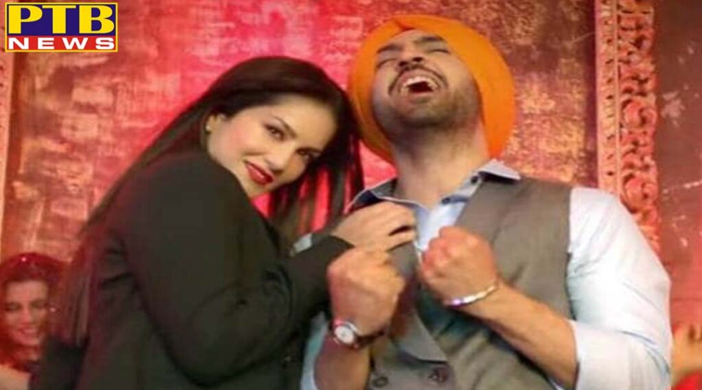 diljeet dosanjh epic reactio goes viral on internet when sunny leone touched him first time during