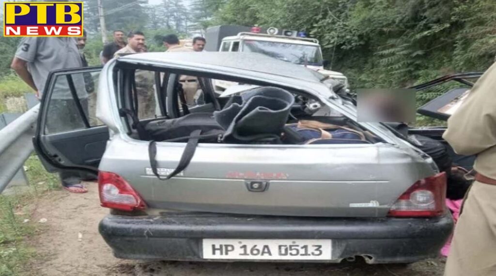 PTB Big Accident News car accident on theog kotkhai road in shimla himachal Pardesh 