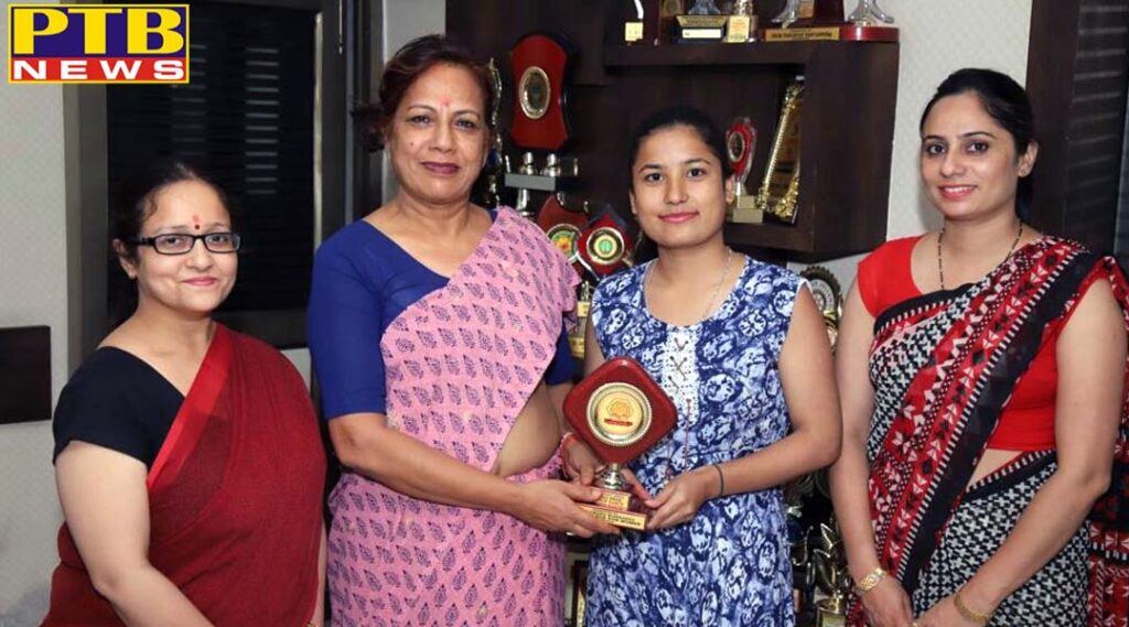 S.D. College for Women's student secures a place in the university merit list