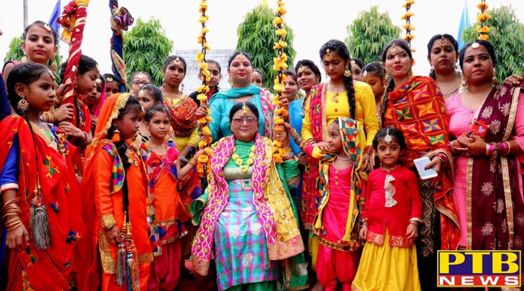 Celebration of Teej with joyous celebration in St. Soldier's Khambra