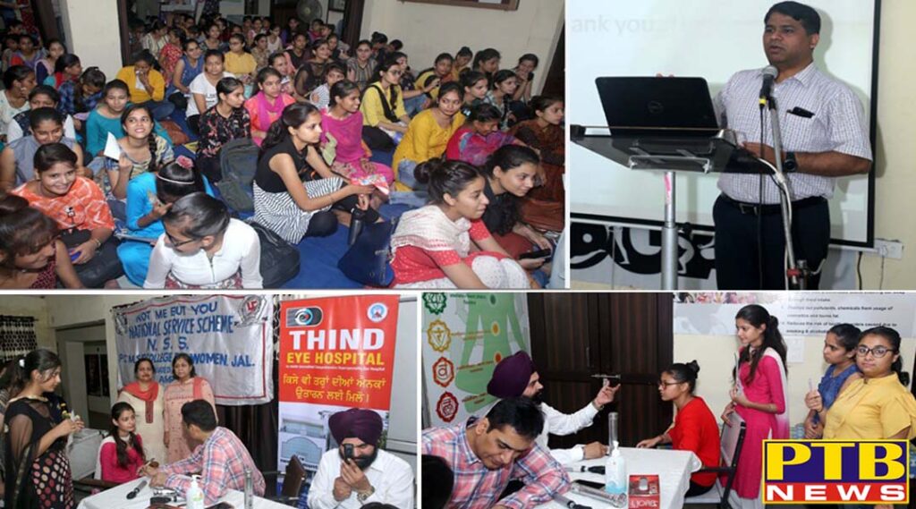 Dry Eye Awareness Camp in SD College by Thind Eye Hospital