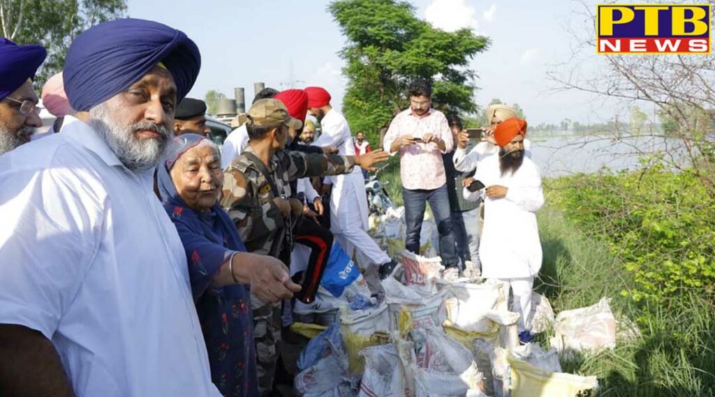 Cong govt directly resp for misery wrought on flood hit people, Sukhbir Badal