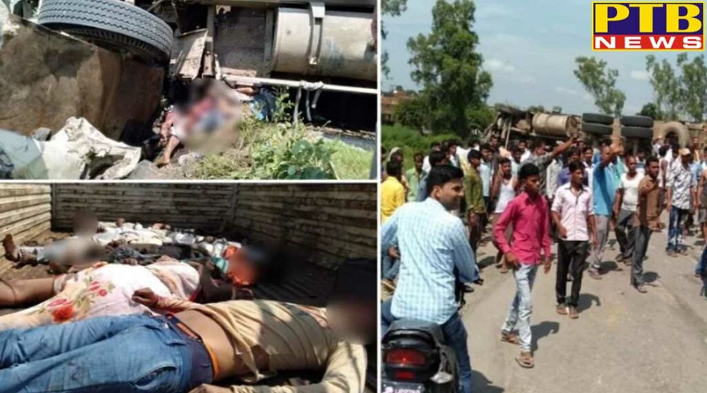 uttar pradesh bareilly many died in a road accident in shahjahanpur?