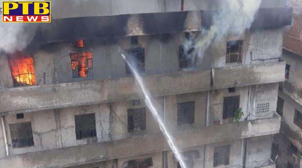 punjab ludhiana major fire in bajwa nagar factory