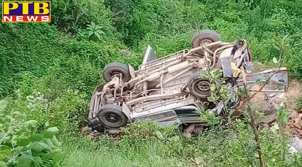 dehradun school van roll down in ditch at tehri uttarakhand