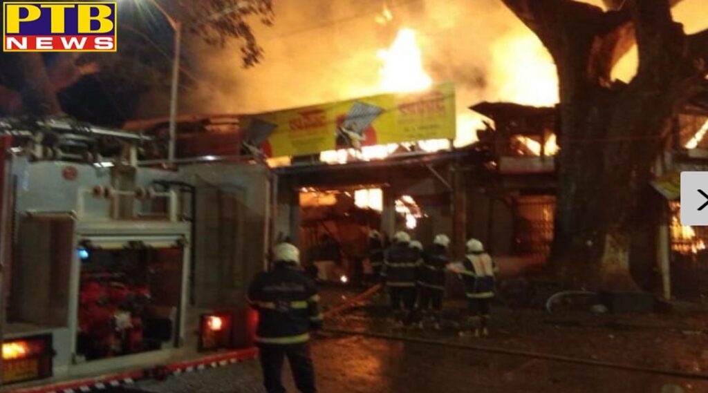 Mumbai fire has broken out in a timberyard at Santa Sawta Marg in Mustafa Bazaar of Mazgaon