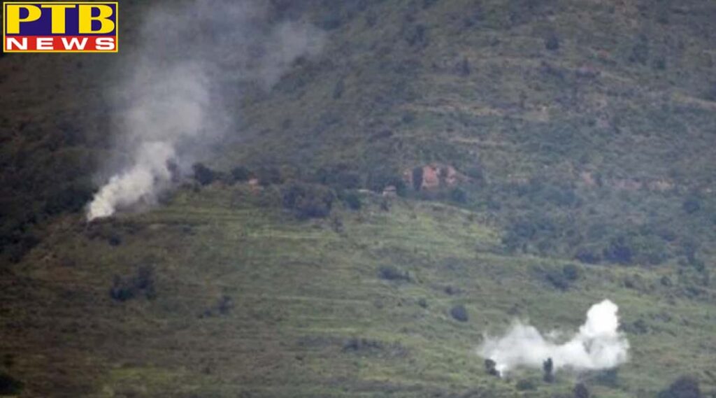 ceasefire violation by pak in balakote mendhar sector in poonch four indian troops injured