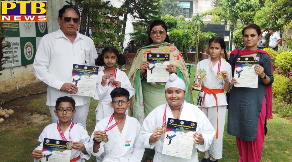 St. Soldier players win 5 medals in National Karate Championship