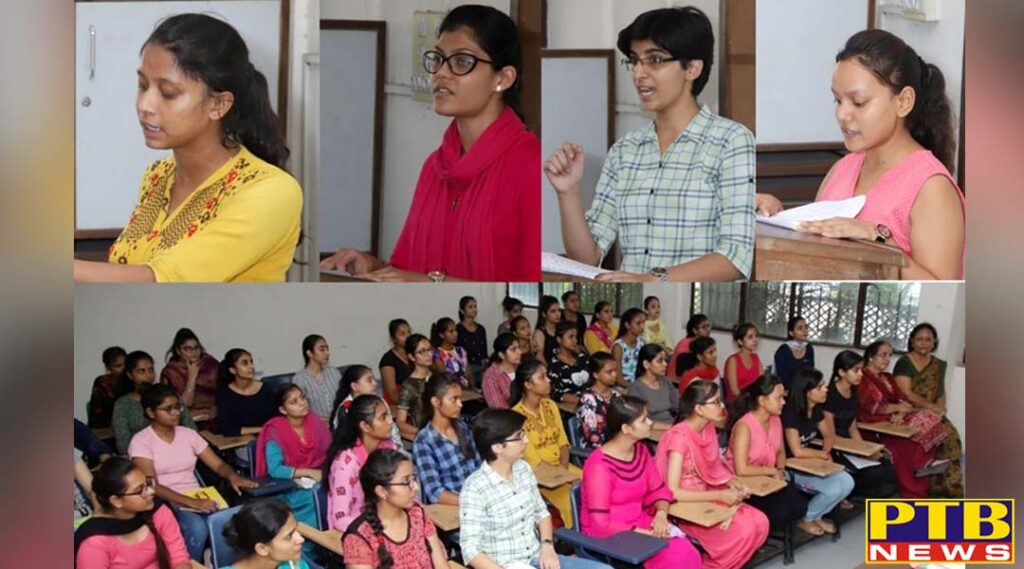 SD College for women Debate Competition by Pol Sci Department