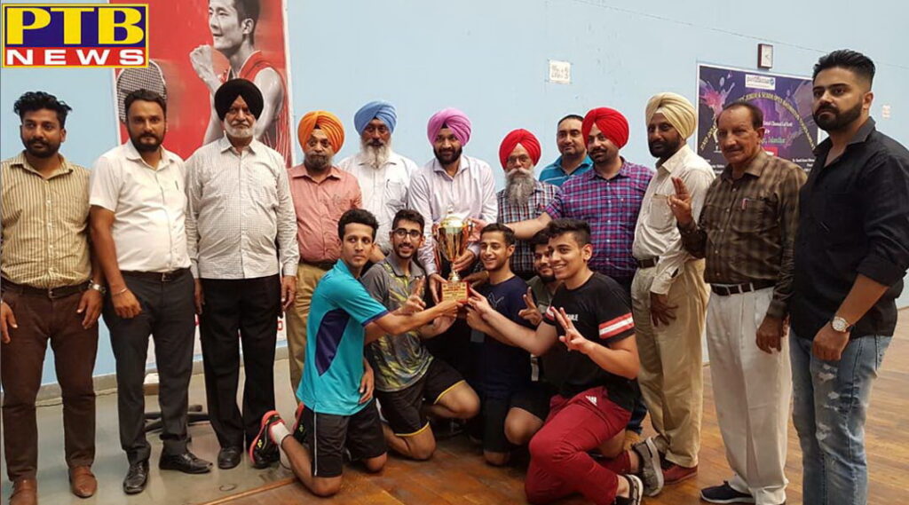 Lyallpur Khalsa College jalandhar won the championship in badminton competition