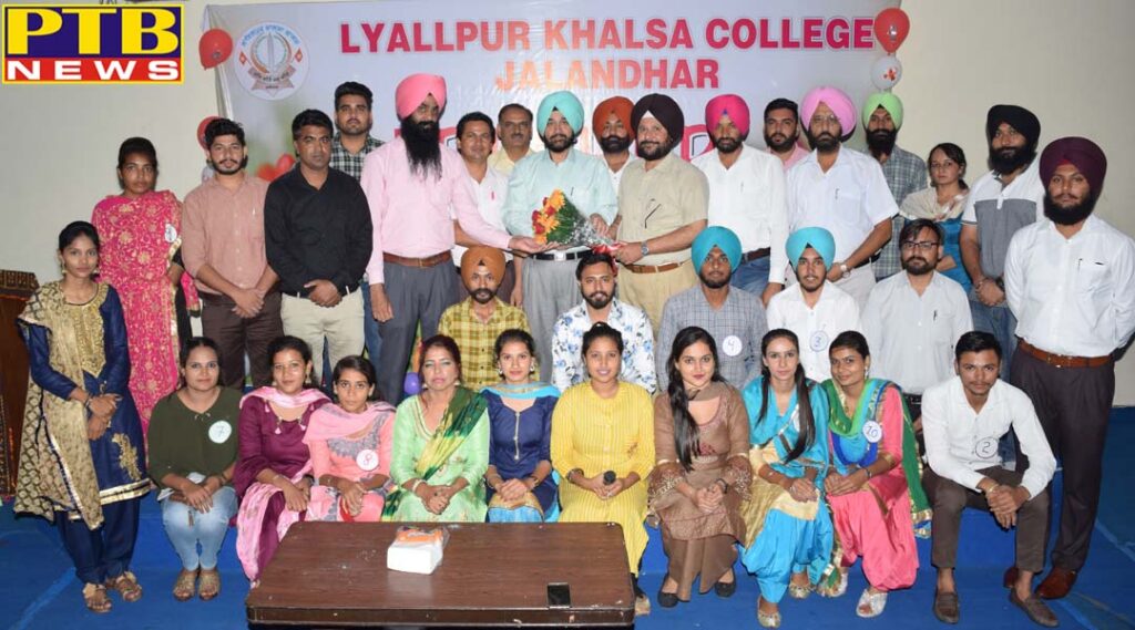 MA Punjabi students welcome celebrations at Lyallpur Khalsa College Jalandhar