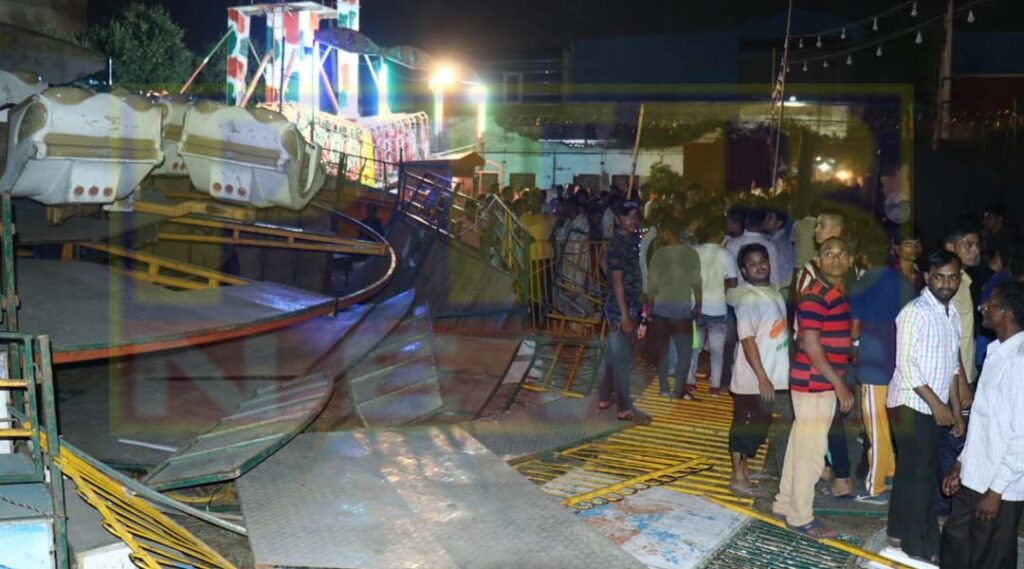 Major accident during Sodhal fair The swing broke suddenly, many injured