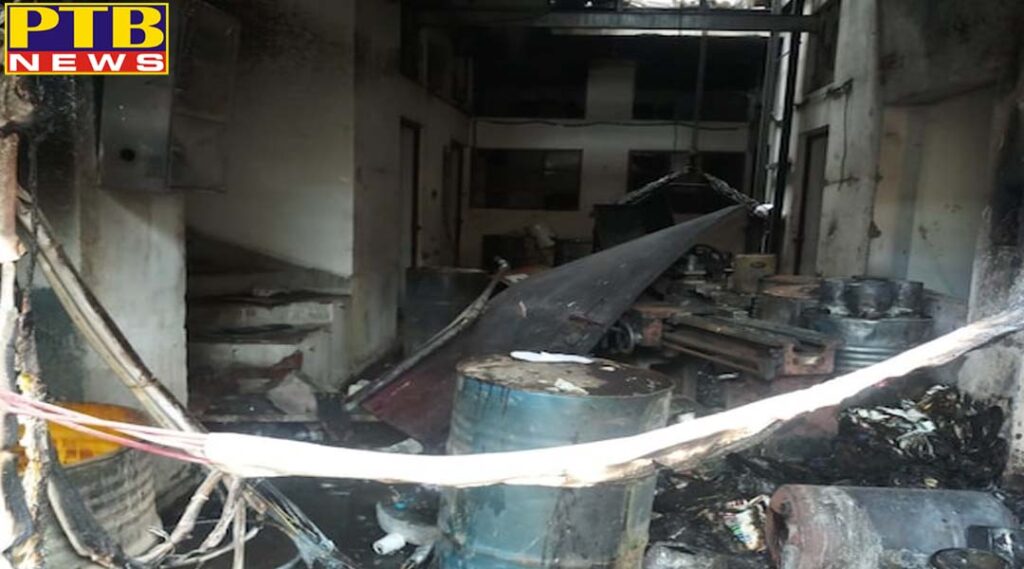 punjab another blast in closed factory near amritsar punjab Big Blast Paint Factory