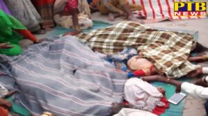 bus crushes devotees sleeping on roadside seven dead