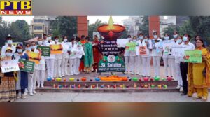 "Avoid Polution of Firecrackers, Without Wearing Mask for St. Soldier Group Jalandhar 