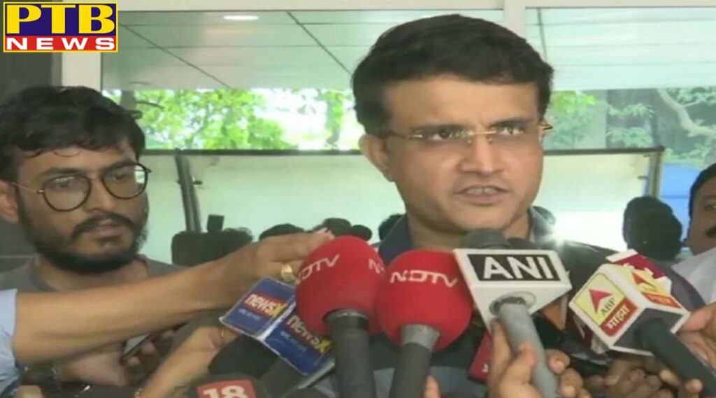cricket news former indian captain sourav ganguly reaches bcci office to file nomination for chief post