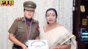 Ms. Sonia Mahendru, Assistant Professor of HMV commissioned as Lieutenant