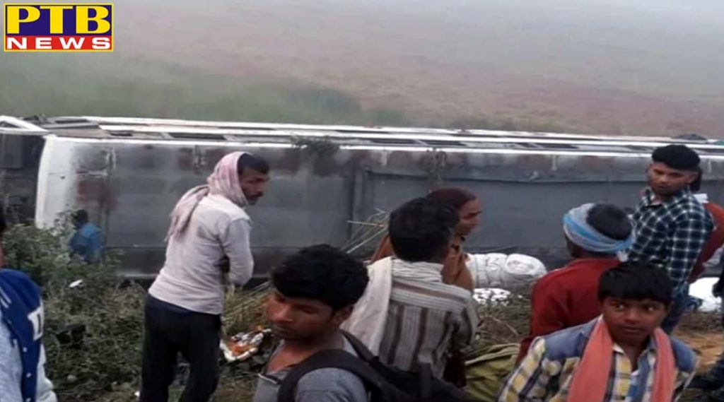 double decker bus accident in barabanki lucknow Manny Injured