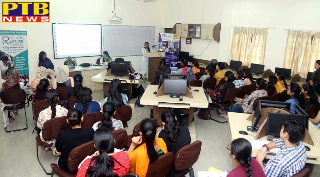 Department of Biotechnology of HMV organized a workshop