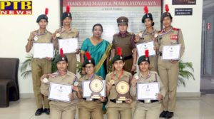 NCC Army Wing Cadets of HMV won 3 Gold and 6 Silver Medals in CATC
