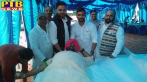 Helping Hand Society of Jalandhar set up camp and raised many units of blood in a single day