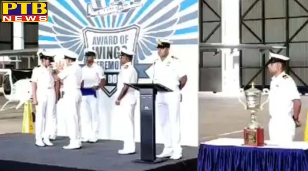 Indian Navy's First Woman Pilot Sub Lt Shivangi gets her 'wings' in Southern Naval Command