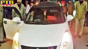 punjab bathinda news police fired on ak 47 shot dead on car 1 killed 1 injured argument fired