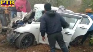 crime accident school bus and car collision on jind bhiwani road chandigarh Punjab
