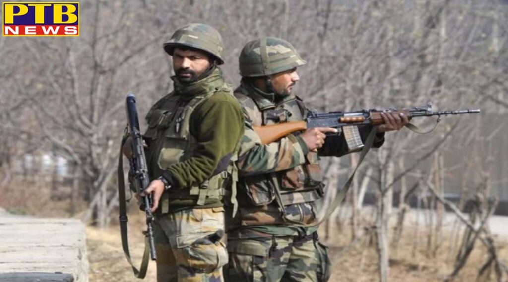 jammu encounter broke out in pulwama awantipora jammu kashmir one militant killed