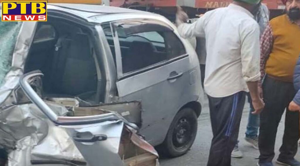 three died and two injured in road accident in moga ludhiana