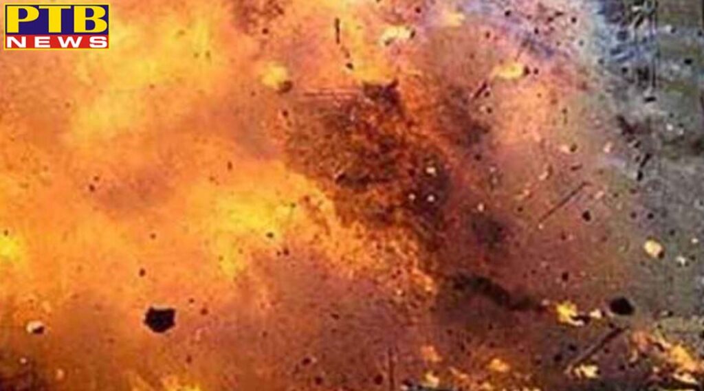 manipur ied blast on nagampal rims road in western imphal security personnel cordon
