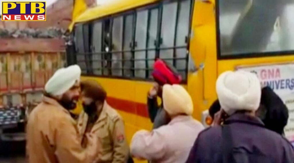 gna university bus accident near goraya jalandhar punjab eight injured India