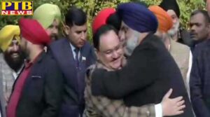politics state sad chief sukhbir singh badal meets bjp president jp nadda