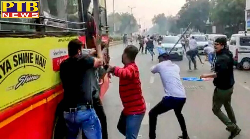 ahmedabad clash fir against abvp nsui members