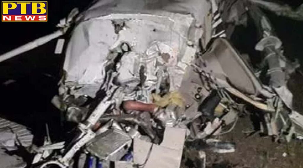 madhya pradesh sagar trainee plane crashes in sagar trainer including trani killed