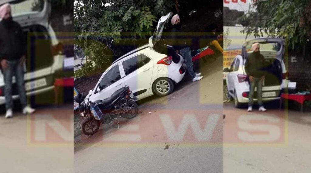 Jalandhar traffic Police driver of the car public Traffic Rules Near Main Road Jalandhar Near Bus Stand