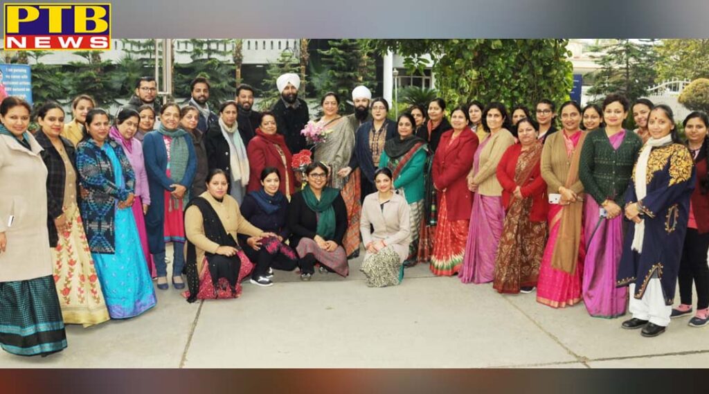 Atima Sharma Dwivedi Principal KMV Awarded During Republic Day Celebrations
