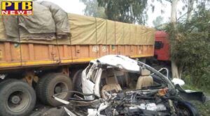 big road accident in dasuha four people including the grooms brother died