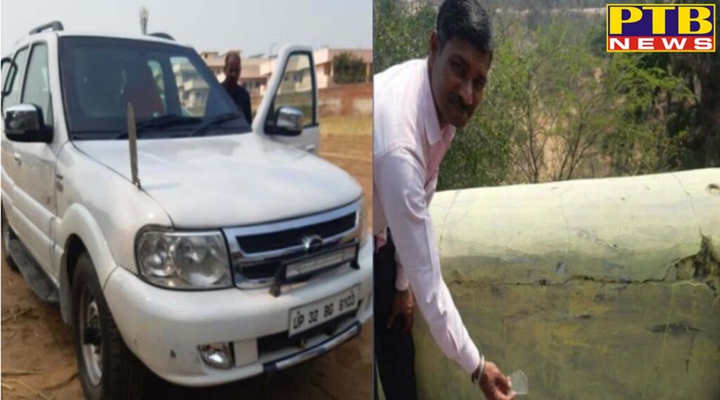 पहाड़ी पर बाउंड्री से टकराई यूपी के मुख्यमंत्री योगी आदित्यनाथ की कार,
