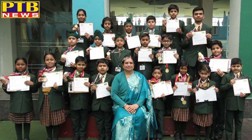 Ivy world School Won the national science olympiad Jalandhar