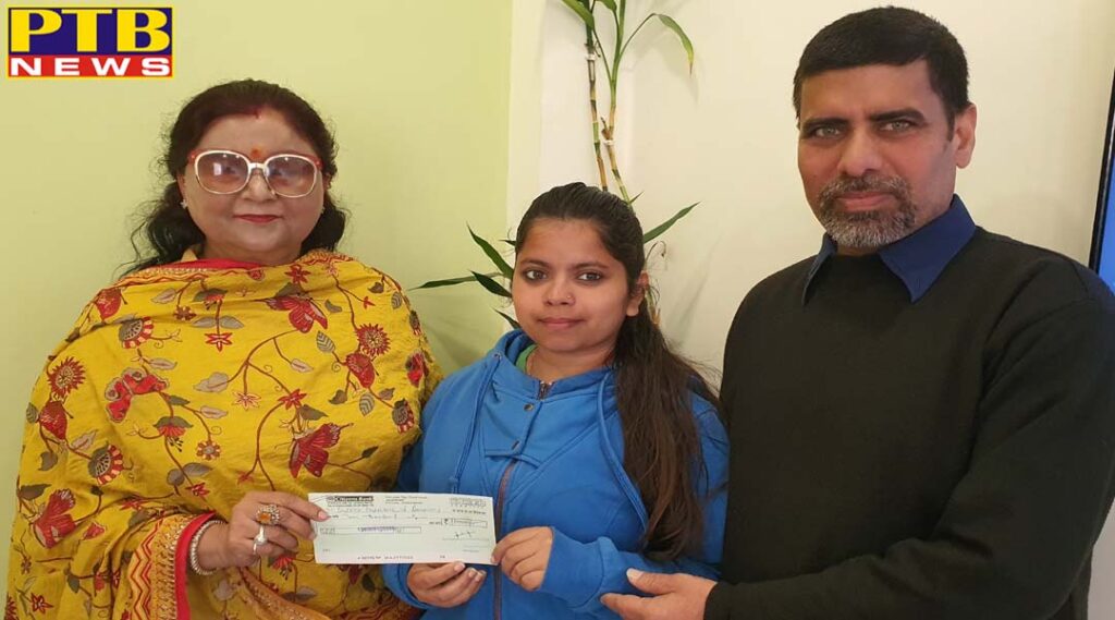 St. Soldier gave B.Pharma student Rs.10000 Scholarship awarded Jalandhar