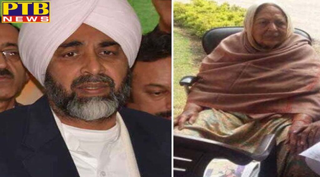 finance minister manpreet badals mother passed away punjab