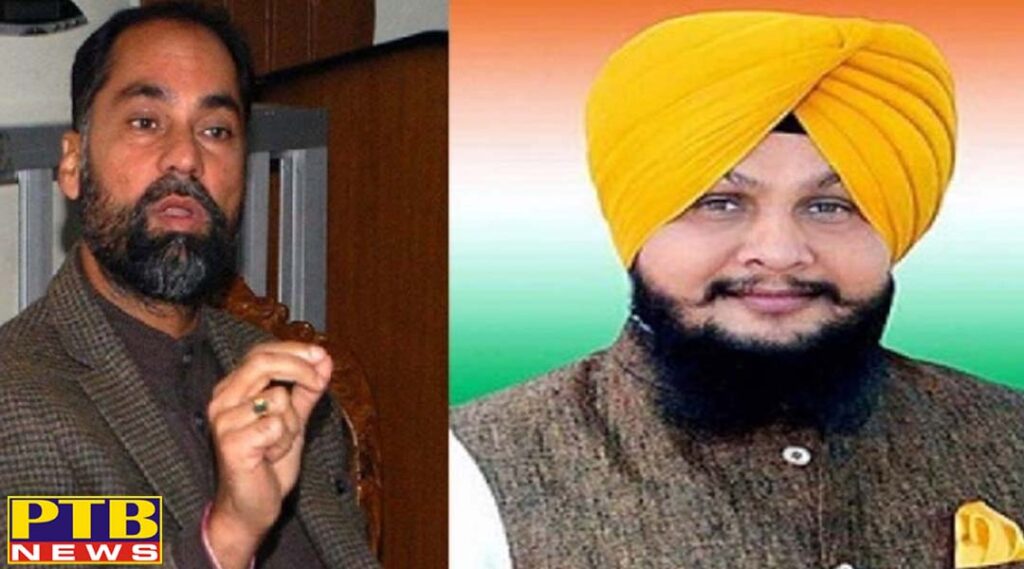 hungama in punjab vidhansabha Akali MLA Pawan Tinu and Congress MLA Jeera clash MLA Pargat Singh separated the two from each other