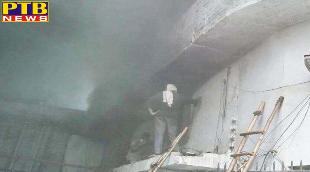 fire in factory at chandigarh road ludhiana Punjab