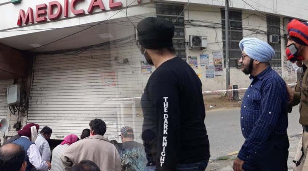 imperial medical hall owner arrest jalandhar Despite curfew, the shop was open Punjab