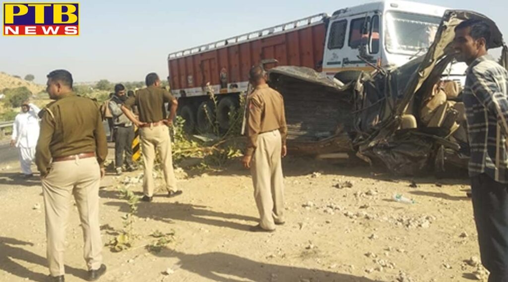 11 people killed in heavy road accident truck and jeep collision in jodhpur rajasthan