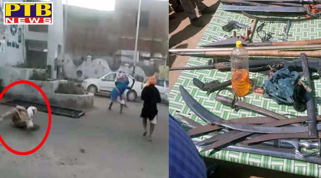 patiala big news nihang sikhs attack police in patiala corona virus curfew mandi Patiala Punjab